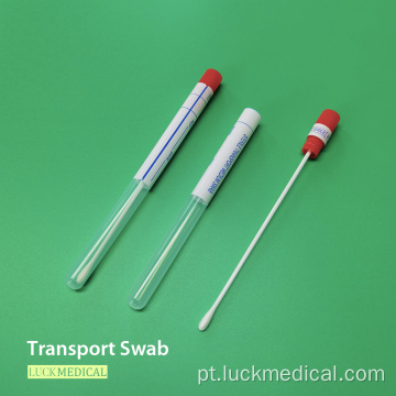 PS Swab de transporte de amostragem de plástico com tubo FDA